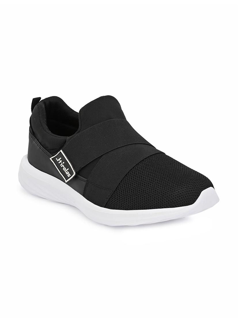 black slip on sport shoes - 16986176 - Zoom Image - 1