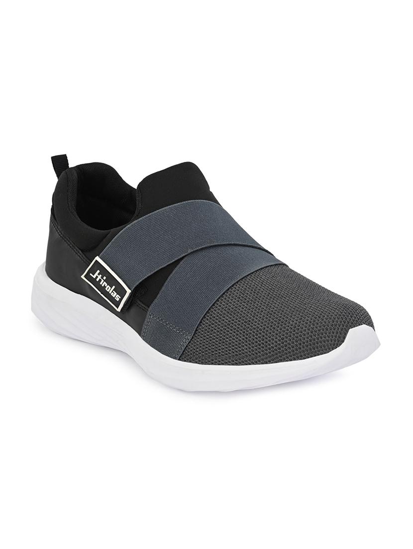 grey slip on sport shoes - 16986177 - Zoom Image - 1
