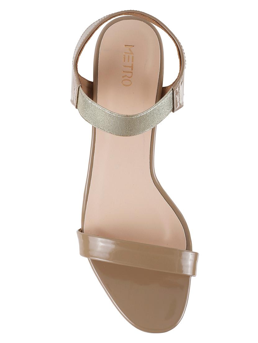 beige ankle strap sandals - 16986461 - Zoom Image - 4