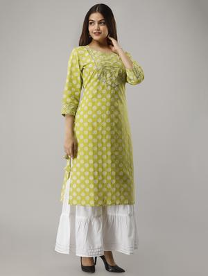 printed kurta sharara set - 16986721 - Standard Image - 2