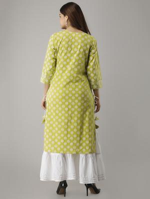 printed kurta sharara set - 16986721 - Standard Image - 3