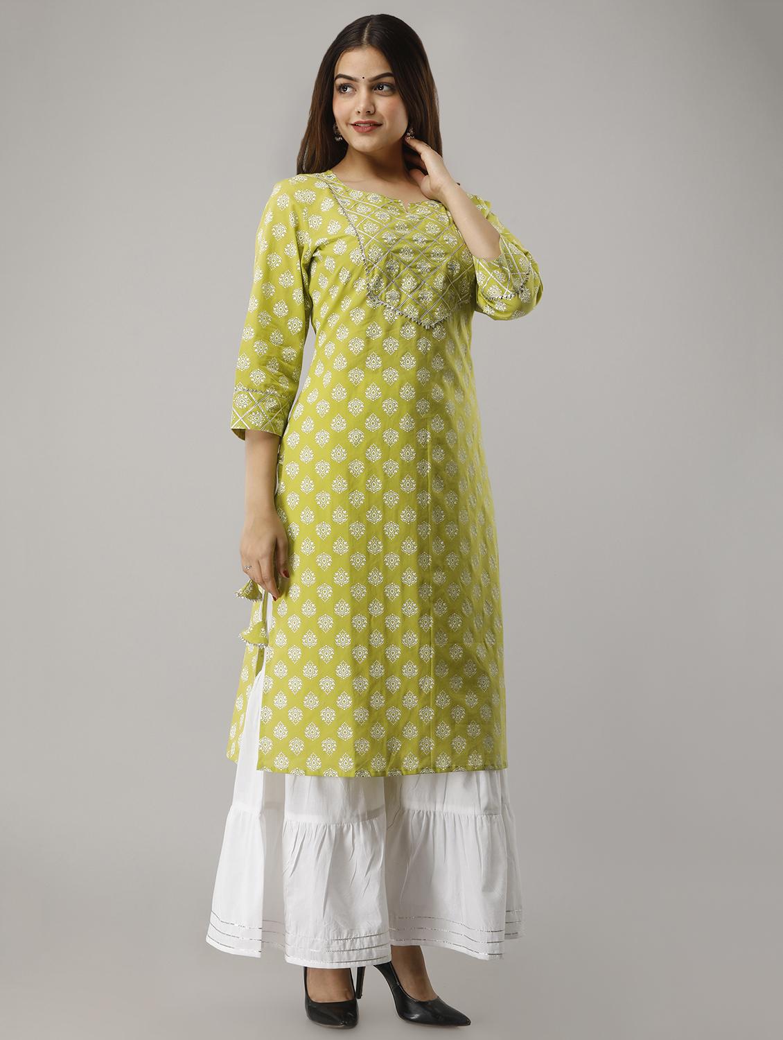 printed kurta sharara set - 16986721 - Zoom Image - 2