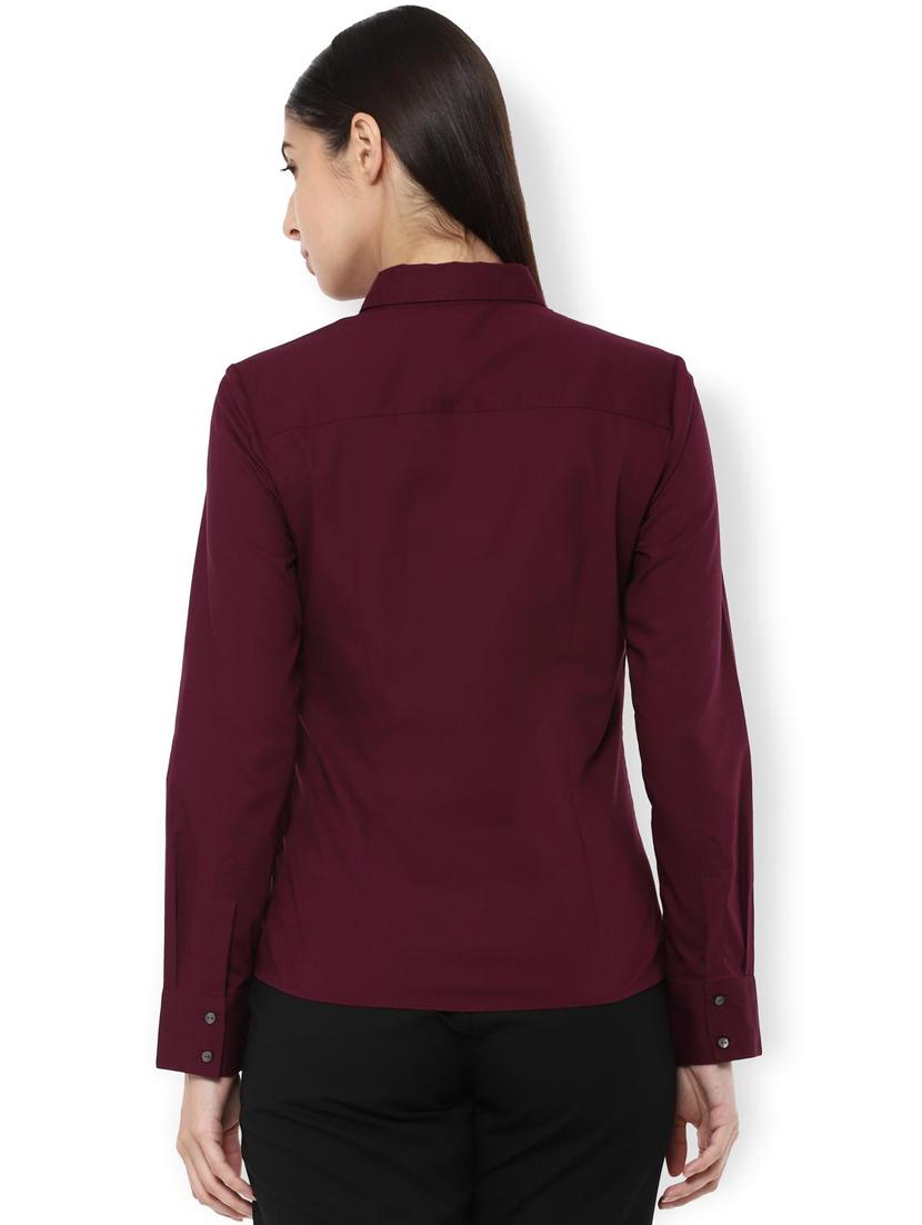long sleeved solid shirt - 16986782 - Zoom Image - 2