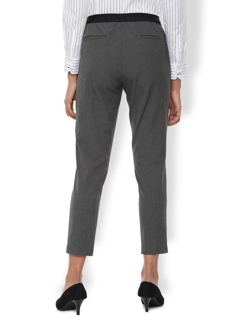 mid rise flat front trousers - 16986997 - Zoom Image - 2