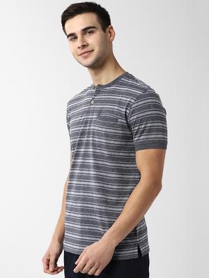 grey striped pocket t-shirt - 16987043 - Standard Image - 2