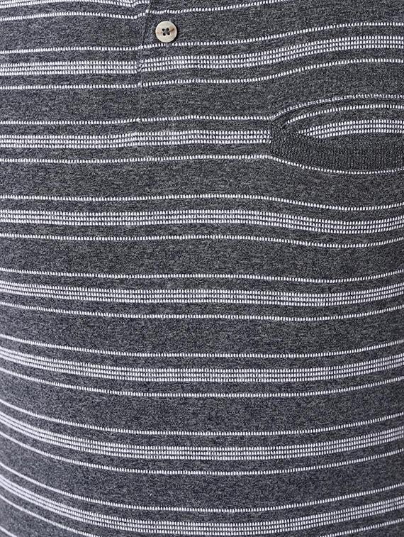 grey striped pocket t-shirt - 16987043 - Zoom Image - 5