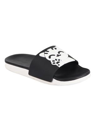 black slip on slides - 16987063 - Standard Image - 2
