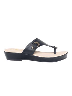 black slip on sandal - 16987068 - Standard Image - 2