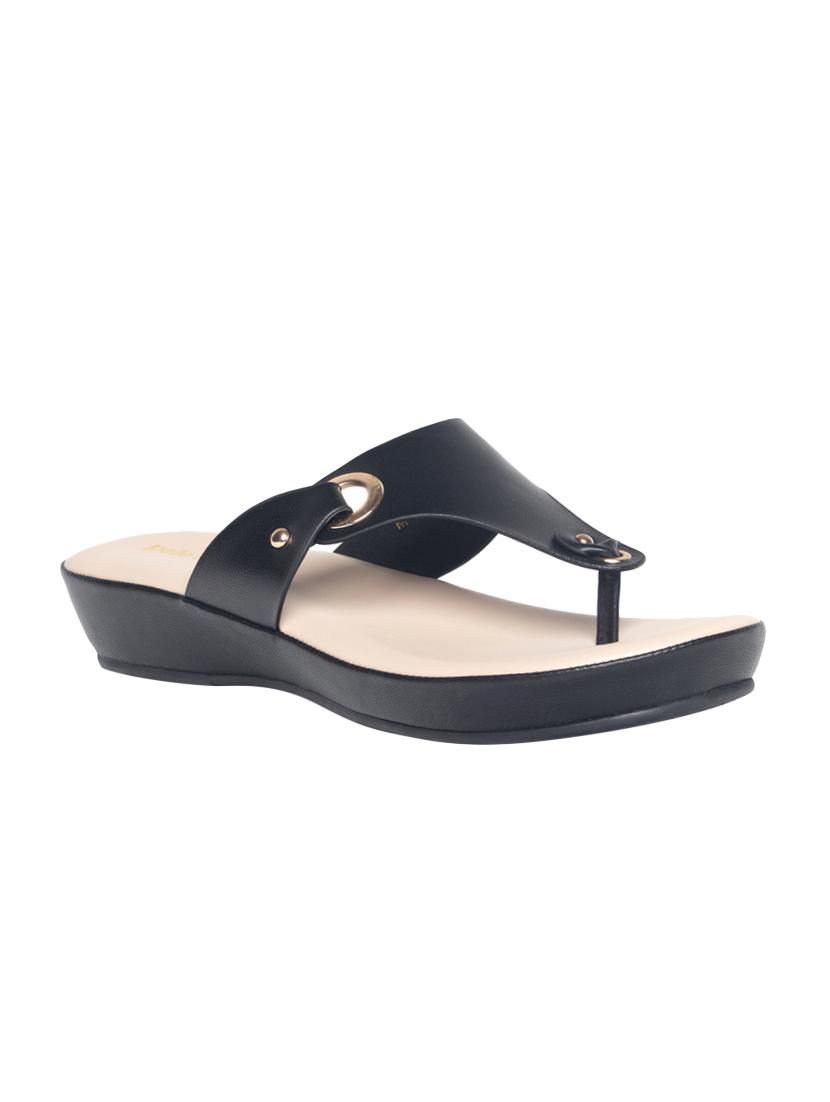 black slip on sandal - 16987068 - Zoom Image - 1