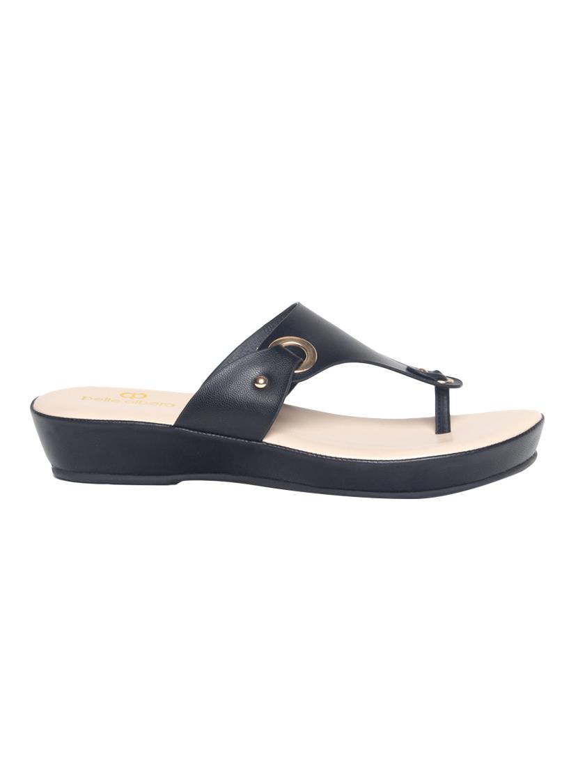 black slip on sandal - 16987068 - Zoom Image - 2