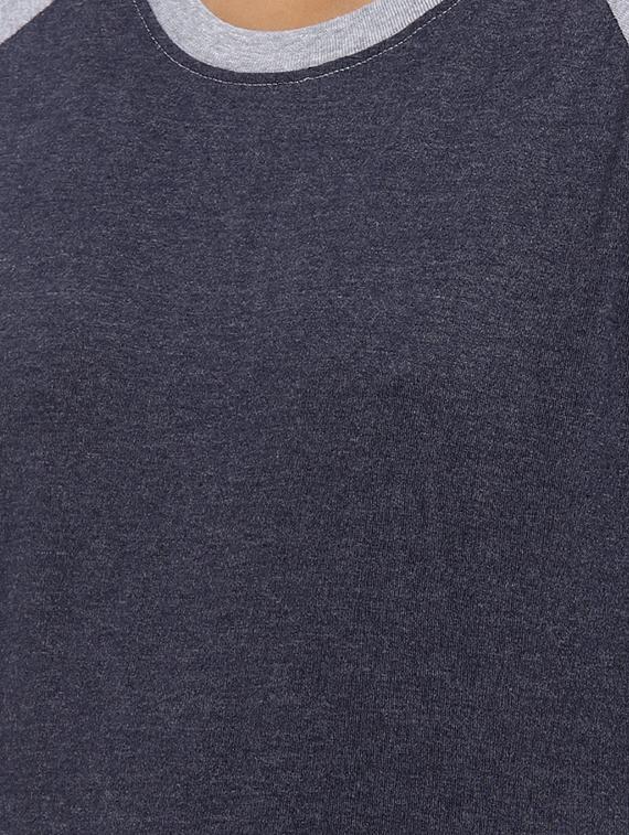 raglan sleeves color block tee - 16987112 - Zoom Image - 5