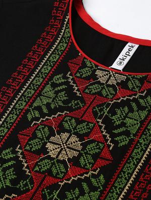 yoke embroidered straight kurta - 16987197 - Standard Image - 5