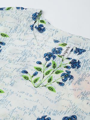 floral straight kurta - 16987213 - Standard Image - 4