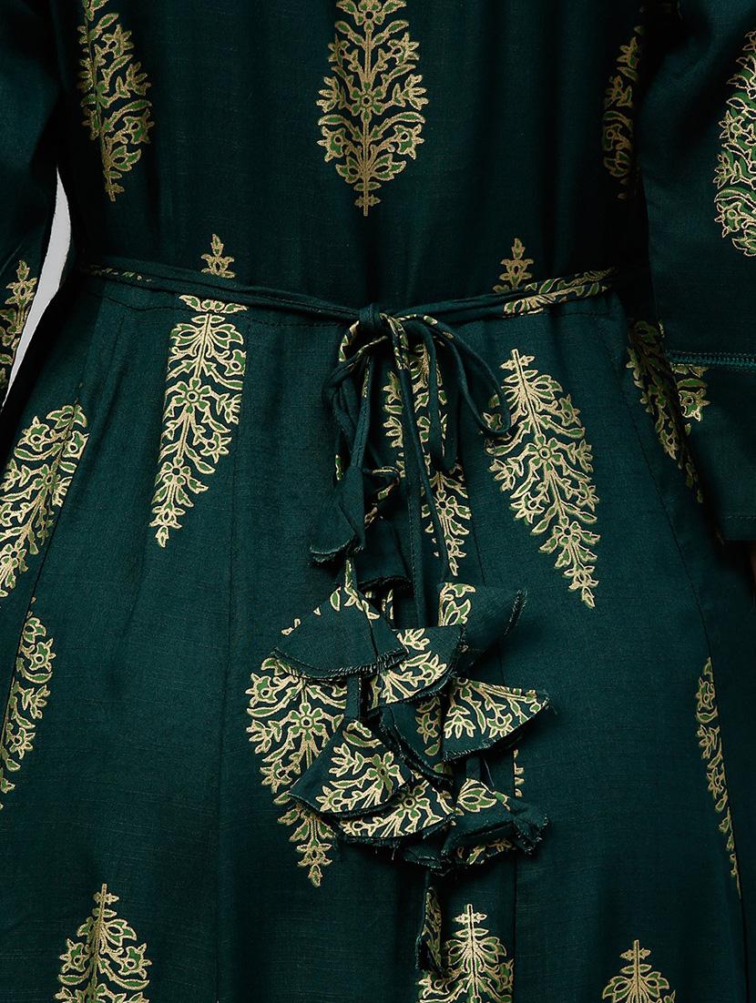 block print anarkali ethnic dress - 16987219 - Zoom Image - 6