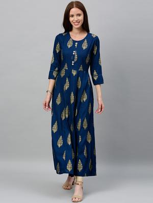 printed anarkali kurta - 16987220 - Standard Image - 2