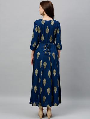 printed anarkali kurta - 16987220 - Standard Image - 4