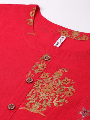 block print straight kurta - 16987246 - Standard Image - 5