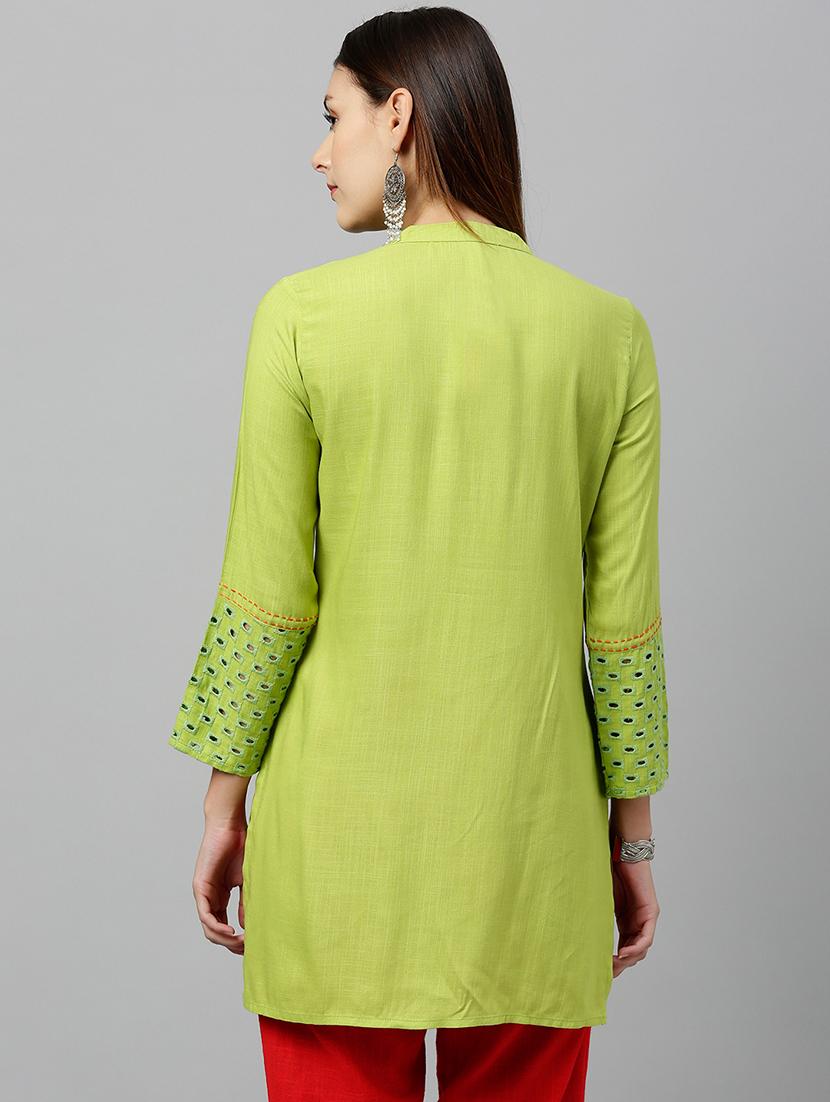 pintucks straight kurti - 16987264 - Zoom Image - 3