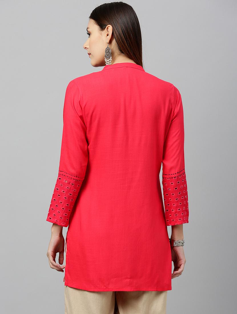 pintucks straight kurti - 16987265 - Zoom Image - 3