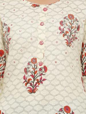 block print straight kurti - 16987268 - Standard Image - 6