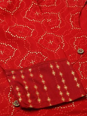 printed straight kurti - 16987278 - Standard Image - 6