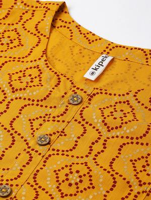 printed straight kurti - 16987279 - Standard Image - 5