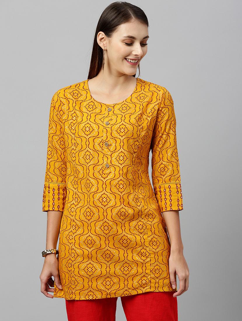 printed straight kurti - 16987279 - Zoom Image - 1