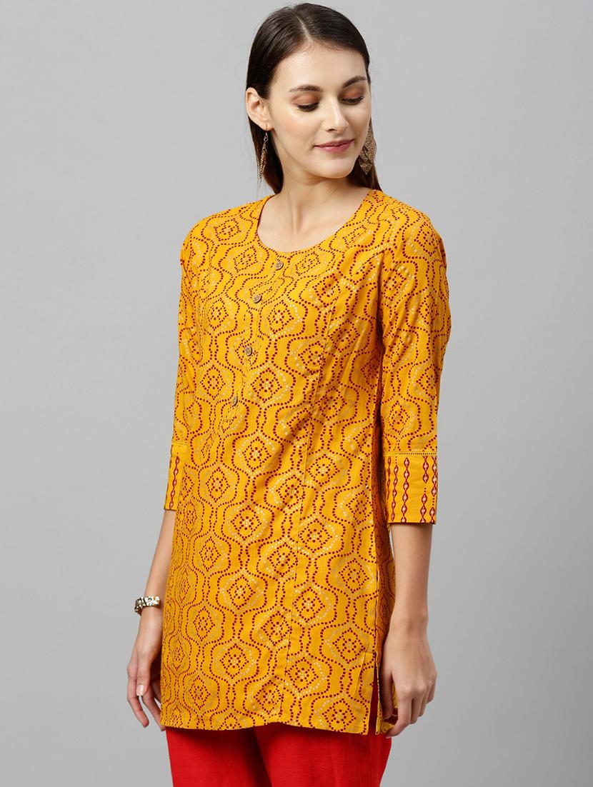 printed straight kurti - 16987279 - Zoom Image - 2