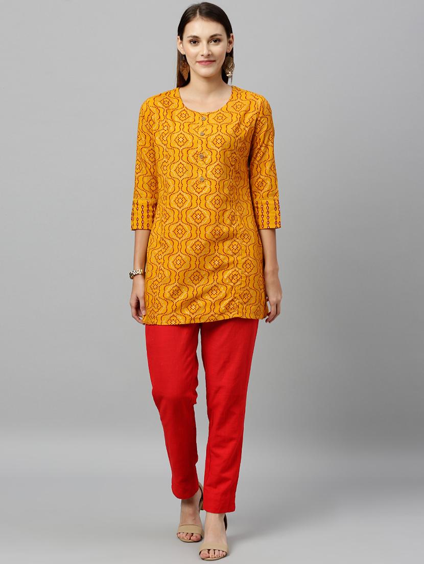 printed straight kurti - 16987279 - Zoom Image - 4