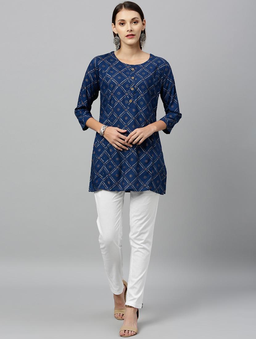 printed straight kurti - 16987280 - Zoom Image - 4