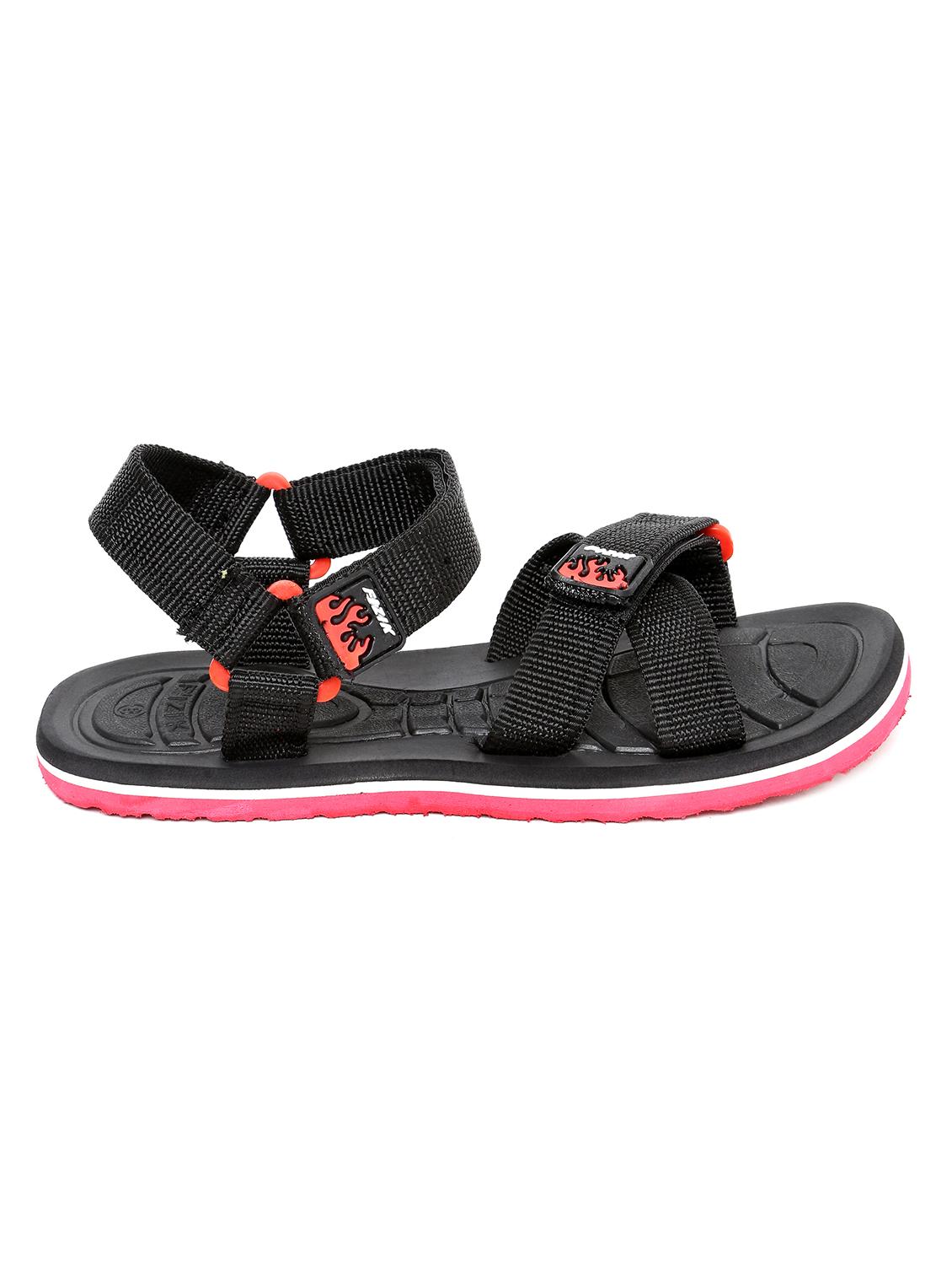 red pu back strap sandals - 16987694 - Zoom Image - 2