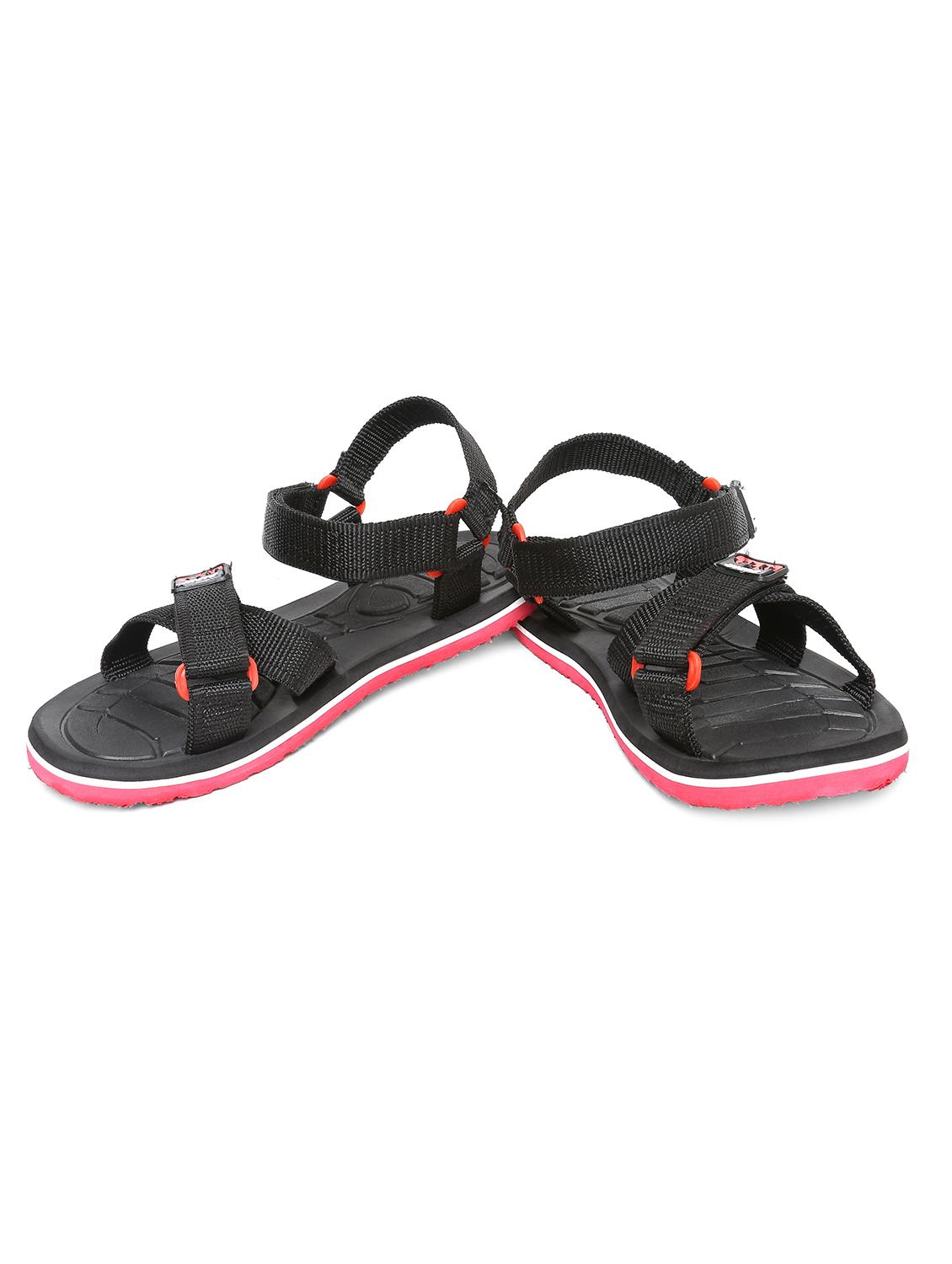 red pu back strap sandals - 16987694 - Zoom Image - 4