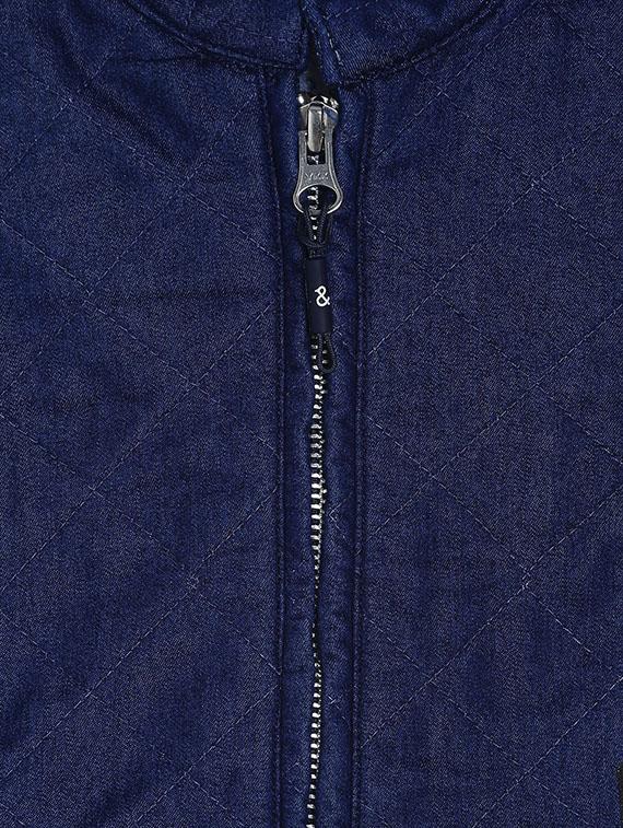 dark blue cotton waistcoat jackets - 16987719 - Zoom Image - 3