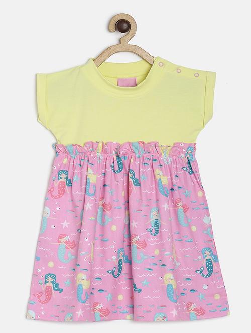 pink cotton frock - 16987720 - Standard Image - 1