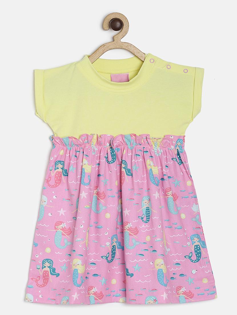 pink cotton frock - 16987720 - Zoom Image - 1