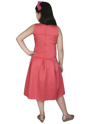 orange cotton blend frock - 16988389 - Standard Image - 3