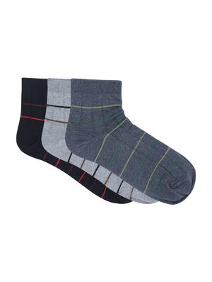 multi colored cotton ankle length sock - 16989147 - Standard Image - 2