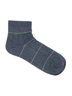 multi colored cotton ankle length sock - 16989147 - Standard Image - 3