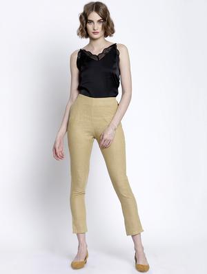 high rise solid cigarette trouser - 16989408 - Standard Image - 4
