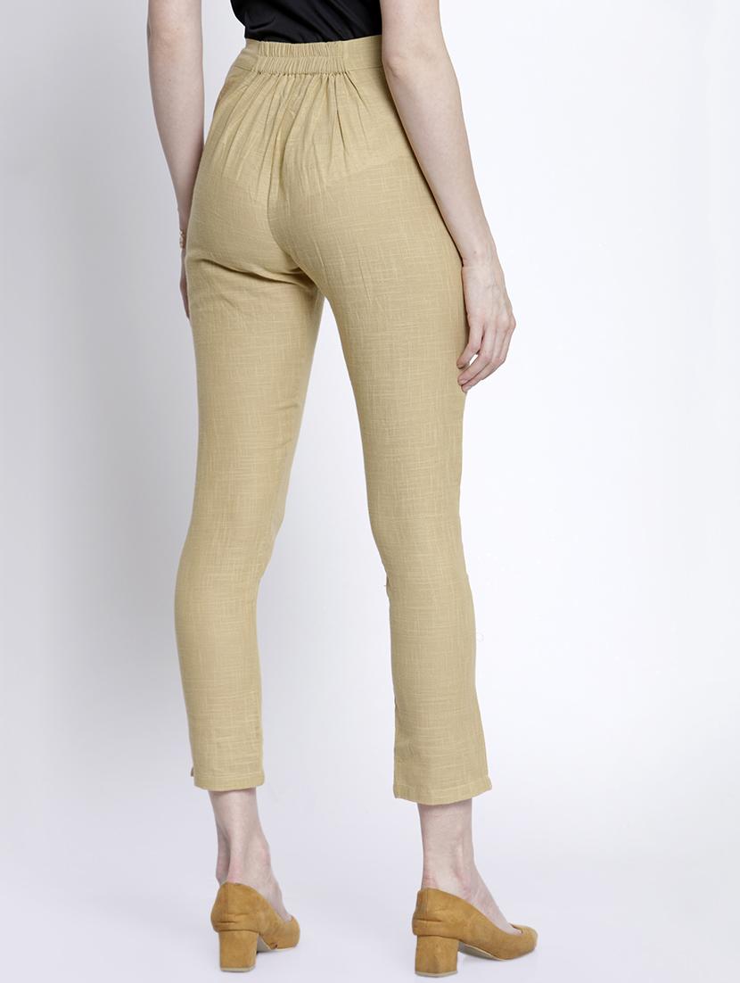 high rise solid cigarette trouser - 16989408 - Zoom Image - 3