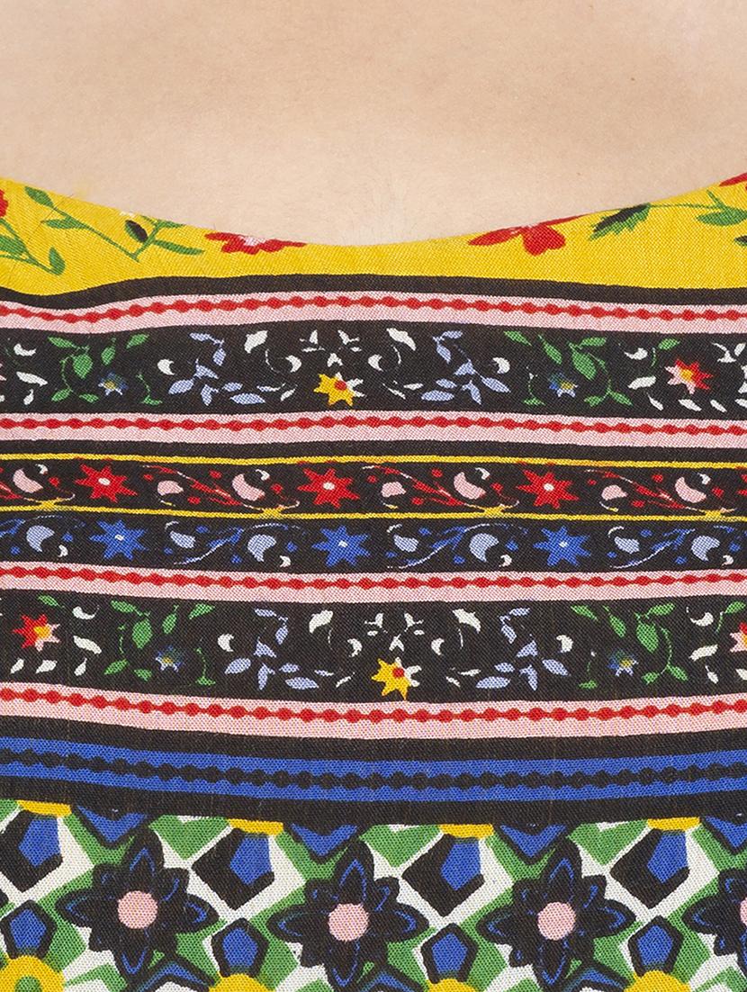 cami neck printed maxi dress - 16989793 - Zoom Image - 4