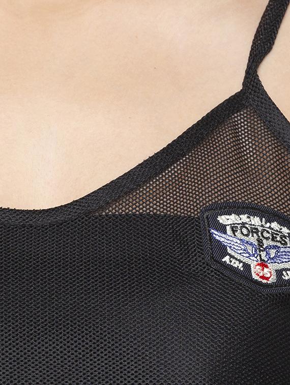 patch detail sheer top - 16989837 - Zoom Image - 5