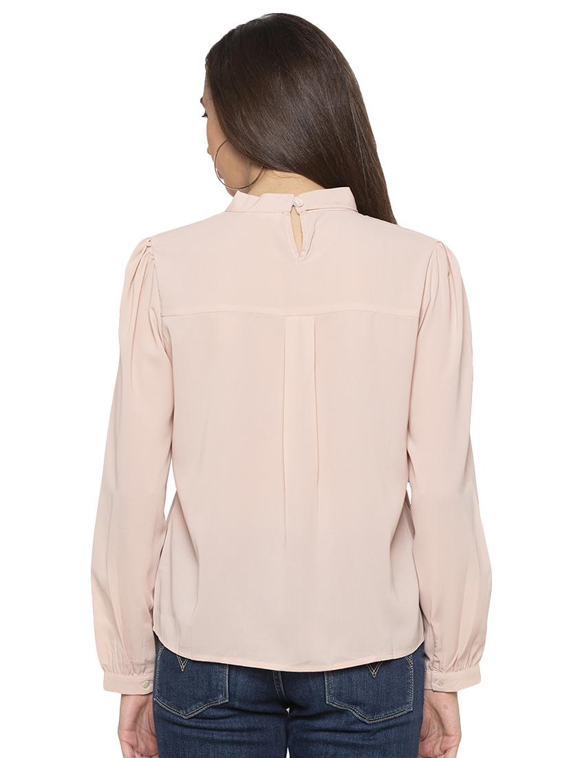 rosewater pink pearl embellished top - 16989873 - Zoom Image - 3