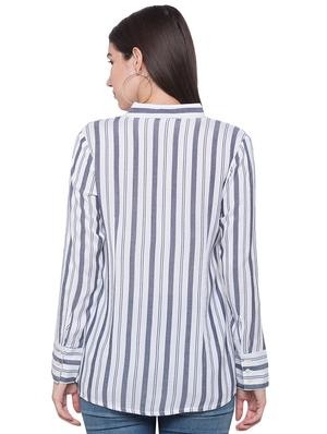 long sleeves striped shirt - 16989880 - Standard Image - 3
