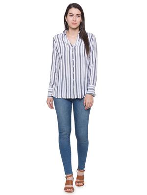long sleeves striped shirt - 16989880 - Standard Image - 4