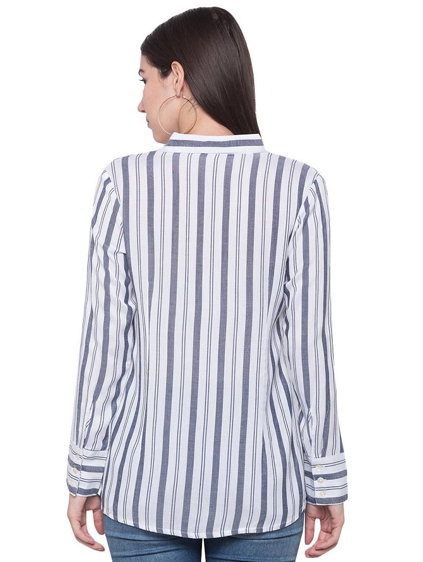 long sleeves striped shirt - 16989880 - Zoom Image - 3