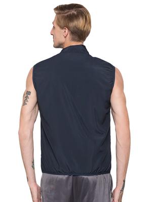 navy blue taped casual jacket - 16989887 - Standard Image - 3