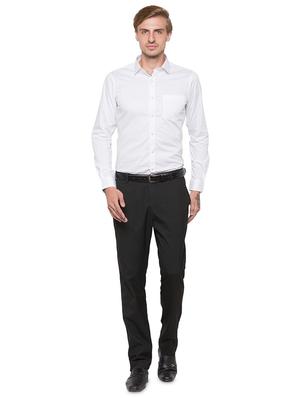 white self design formal shirt - 16989895 - Standard Image - 4