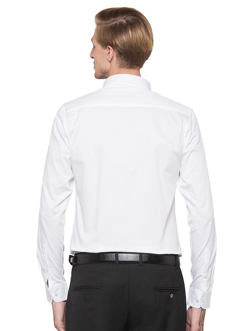 white self design formal shirt - 16989895 - Zoom Image - 3