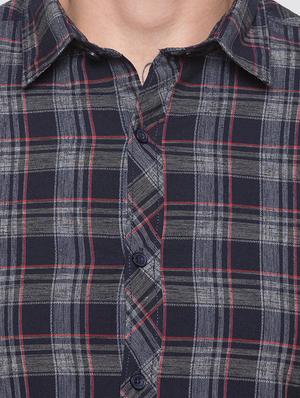 black checkered casual shirt - 16989908 - Standard Image - 5
